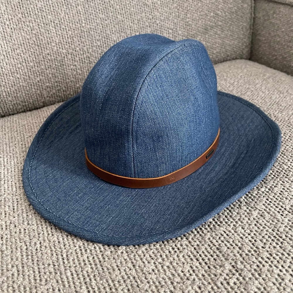 BRIXTON Denim Cow Boy Hat - Picture 6 of 9
